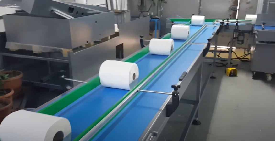 Paper Towel Rolls Shrink Packaging